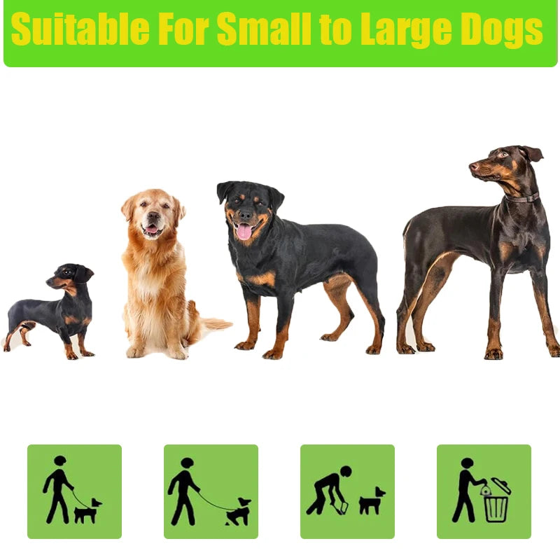 Biodegradable Dog Poop Bags Lavender Scented Extra Thick with Dispenser