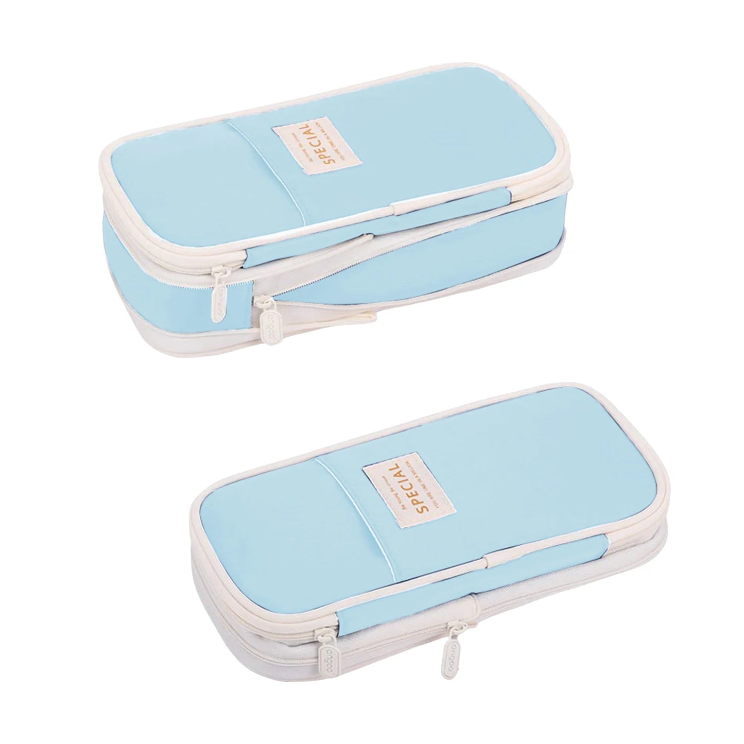Kawaii Pencil Case Large Capacity Pouch for School Girls Students Stationery