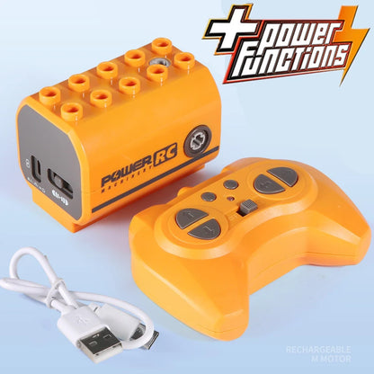 Building Block Power Motor 9656 RC Drive Compatible Technic Toy Models