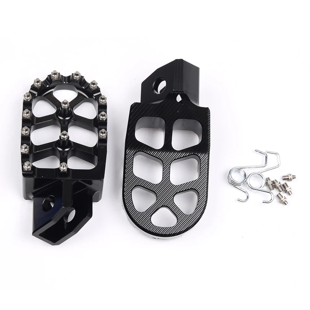 Motorcycle FootRest Footpegs Foot Pegs Pedal For YAMAHA TTR 90 110 125 250 TTR250 YZ80 YZ125 YZ250 YZ WR 200 250 500 Accessories - EXPROTAS