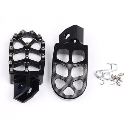Motorcycle FootRest Footpegs Foot Pegs Pedal For YAMAHA TTR 90 110 125 250 TTR250 YZ80 YZ125 YZ250 YZ WR 200 250 500 Accessories - EXPROTAS