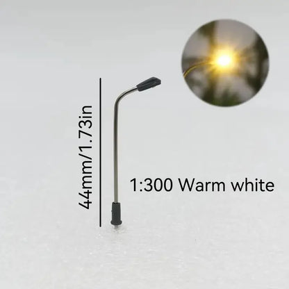5PCS Miniature Street Lamp LED Model 3V Road Light for Diorama Layout