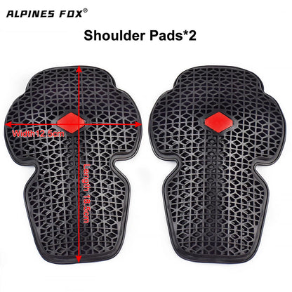 Universal Motorbike Chest Pads CE Approved Soft Motorcycle Jacket Insert Armor Shoulder Elbow Back Protector Pad