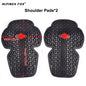 Universal Motorbike Chest Pads CE Approved Soft Motorcycle Jacket Insert Armor Shoulder Elbow Back Protector Pad