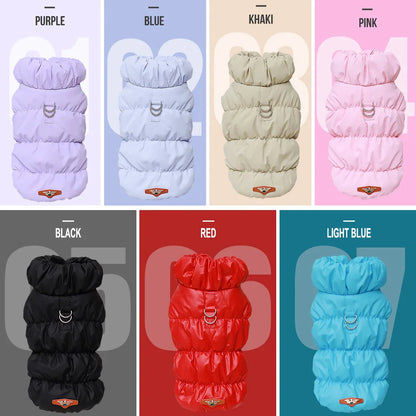 Warm Dog Clothes Winter Coat Jacket Fleece Vest for Small Medium Pets