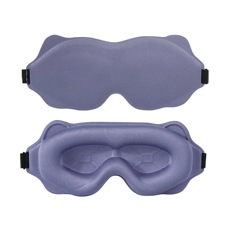 3D Block Out Light Eye Mask Soft Padded Sleep Cover for Travel