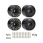 Brass 12mm Hex Wheel Weights Brake Disc Adapters for 1.9 2.2 RC Crawler