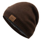 Unisex Urgentman Winter Beanie Cap Outdoor Warm Knitted Fur Lined Hat
