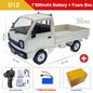 ZWN 1:12 1:16 Retro RC Car 4WD Pickup Truck LED Light Remote Control Model Toy