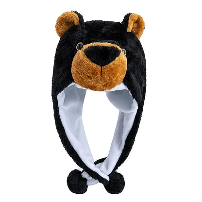 Unisex Funny Bulls Head 3D Animal Decorative Hat Winter Cap for Adults