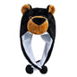 Unisex Funny Bulls Head 3D Animal Decorative Hat Winter Cap for Adults