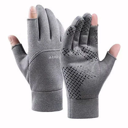 Winter Fishing Gloves Anti-Slip Touchscreen Warm Outdoor Men Women