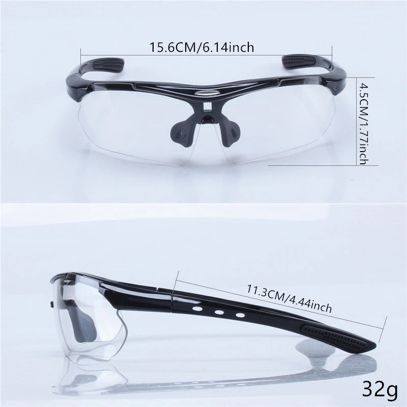 Photochromic Cycling Sunglasses Auto-Tint MTB Road Bike Eyewear Men Women Goggles