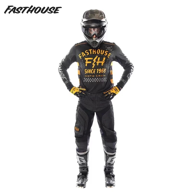 FXR Moto Jersey + Pants Set | 2023 MX Racing Suit for Dirt Bike Off-Road Gear