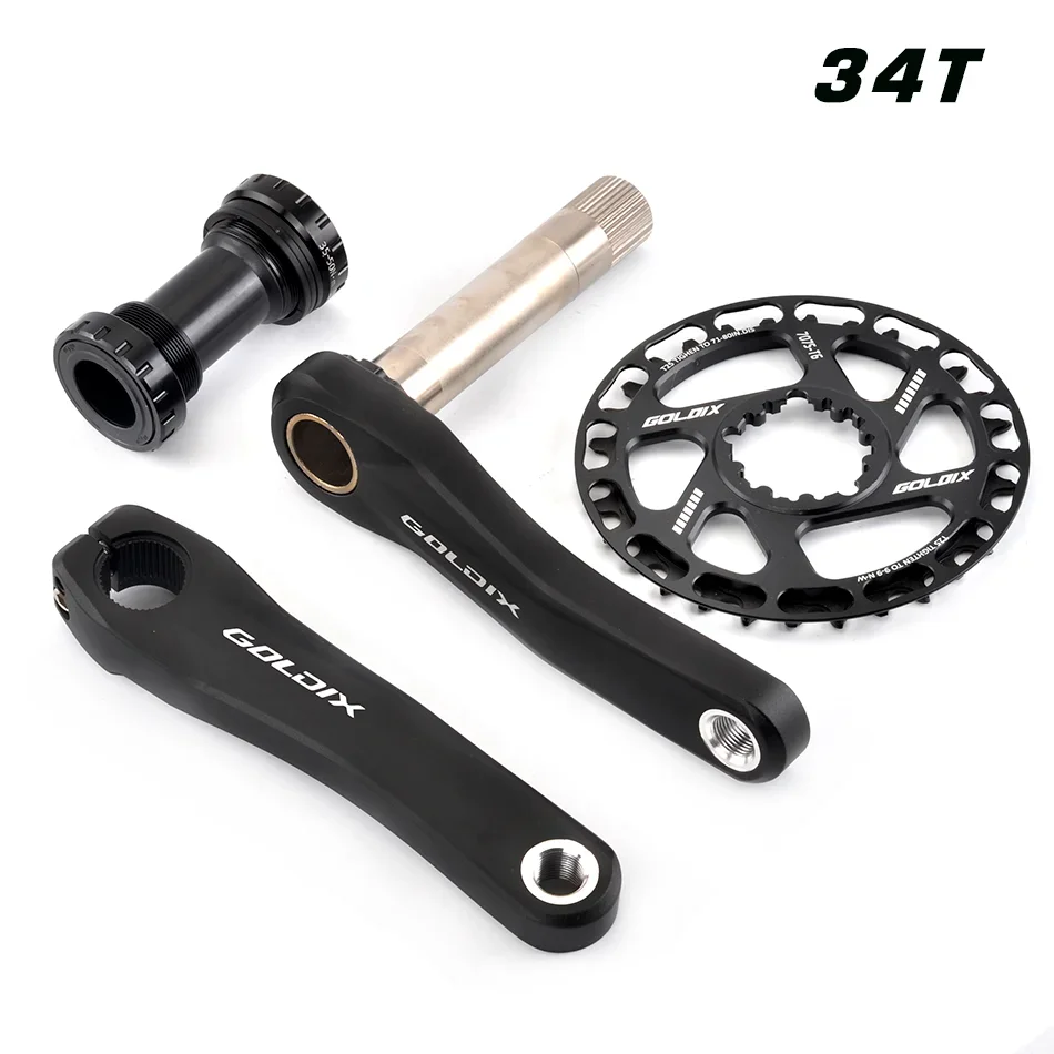 GOLDIX Child Bike Crankset 110/127/140/150/155mm Chain Guard Forged Alloy - EXPROTAS