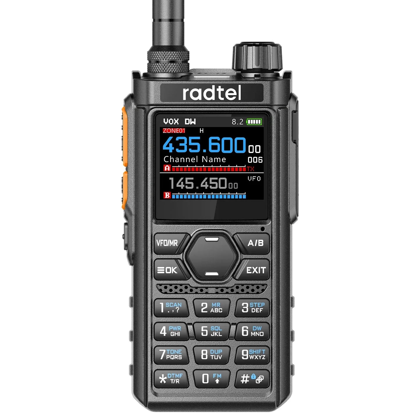 Walkie Talkie Radtel RT-910B 45-59Mhz 960 Channels Bluetooth Receiver