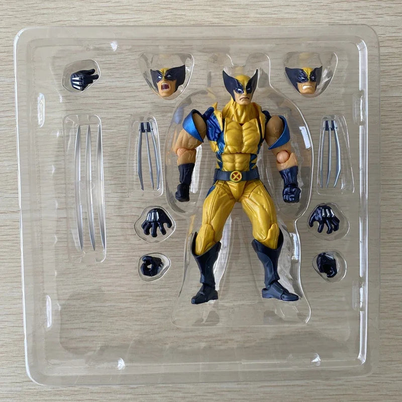 Revoltech YAMAGUCHI Wolverine Action Figure Wolverine Logan Toys X-Men Model Toy Joint Movable Doll Decor Birthday Gift For Kids-EXPROTAS