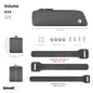 Rhinowalk Bike Top Tube Bag With Bolt Mounted & Strap Waterproof Aerodynamic Low Drag For Triathlon Gravel Mtb Road Bicycle 2024