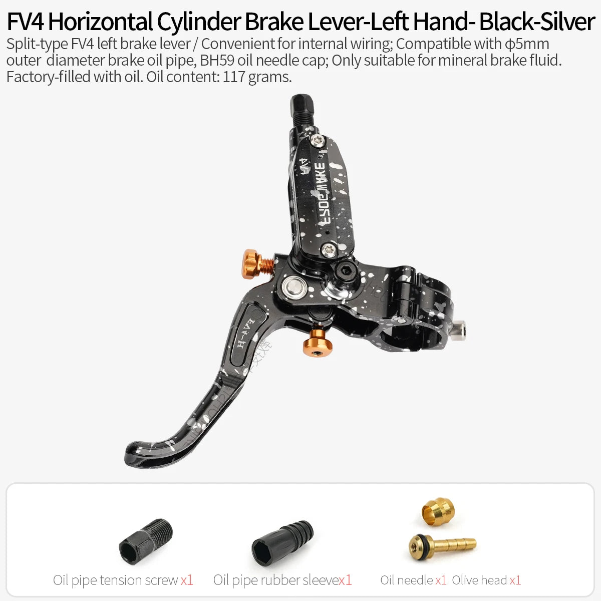Hydraulic Brake Lever FROG WAKE FV4-IN Reach Adjust MTB DH Sur-Ron Alloy