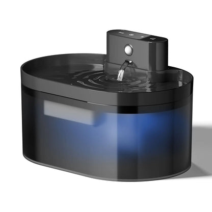 2.2L Automatic Pet Water Fountain Induction Cat Dog Silent Drinking Bowl