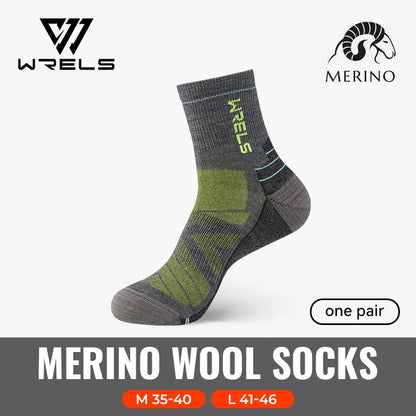 3 Pairs Merino Wool Socks Thermal Thick Hiking Socks for Men & Women