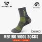 3 Pairs Merino Wool Socks Thermal Thick Hiking Socks for Men & Women