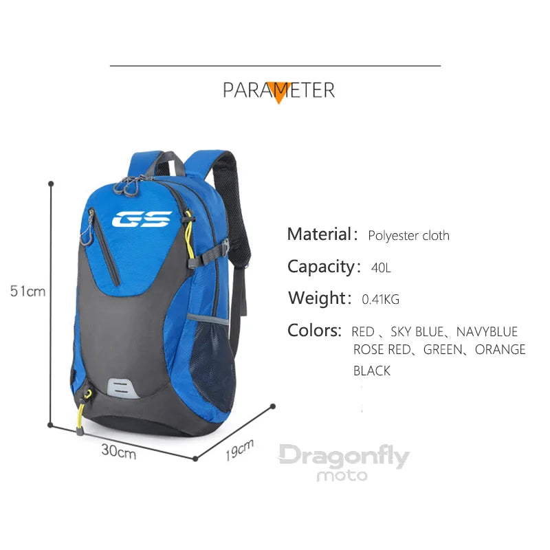 For BMW R1200GS R1250GS R 1200GS R1250 GS R 1250 LC ADV Racing travel Men waterproof Backpack Bag Motorcycle Accesssories Gift