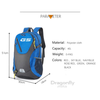 For BMW R1200GS R1250GS R 1200GS R1250 GS R 1250 LC ADV Racing travel Men waterproof Backpack Bag Motorcycle Accesssories Gift