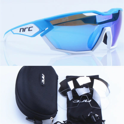 NRC X2 Pride 3 Lens Cycling Glasses MTB Road Bike Sports Sunglasses Men Women