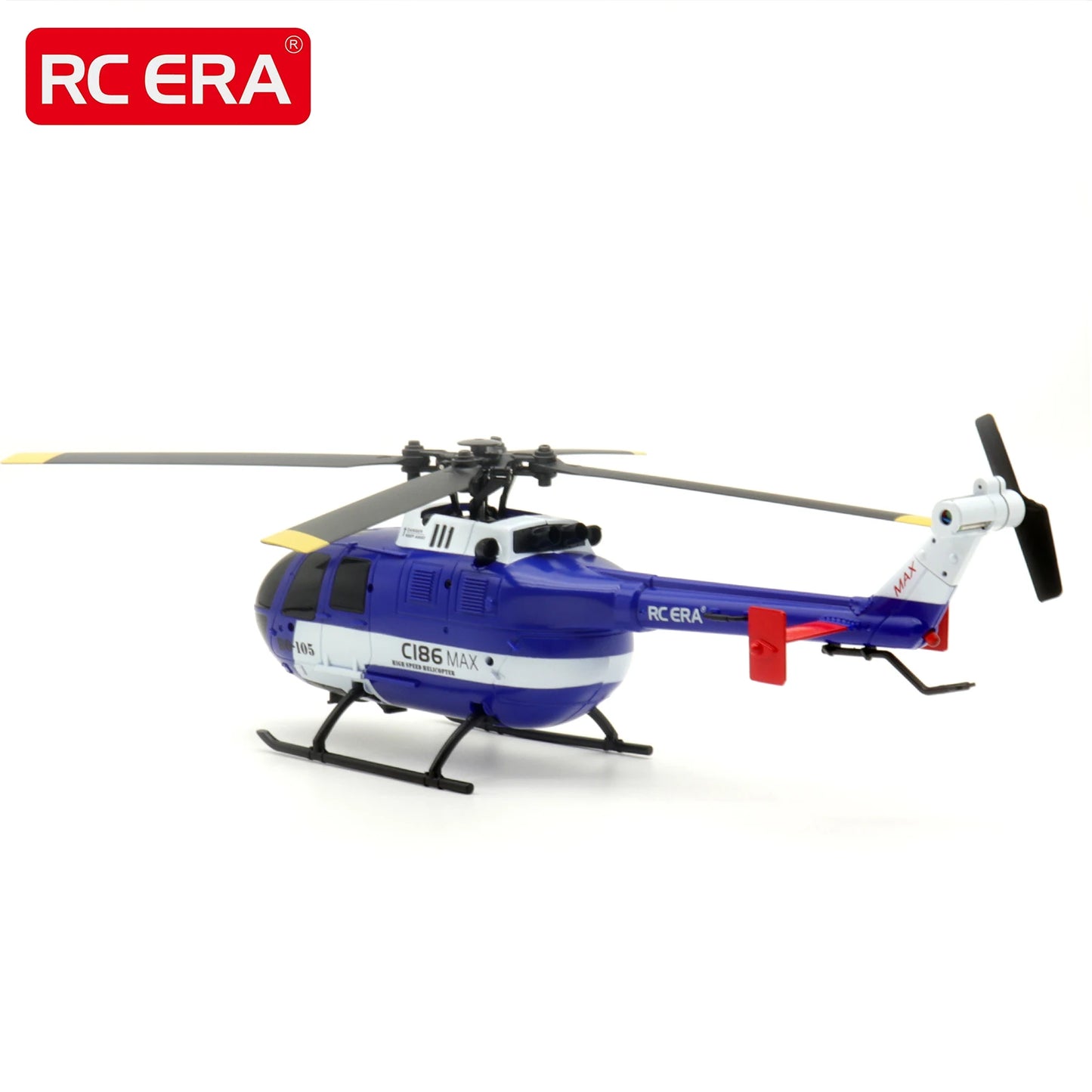 RC ERA C186 MAX BO105 4CH RC Helicopter Optical Flow Gyro Stabilized Adult Model
