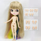 ICY DBS Blythe Doll 1/6 BJD Joint Body White Skin 30cm Custom Random Eyes