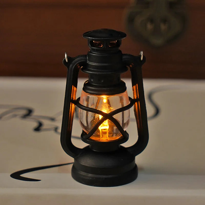 Mini Simulation Cande Light Lantern Night Light 4pcs Plastic Home Decor