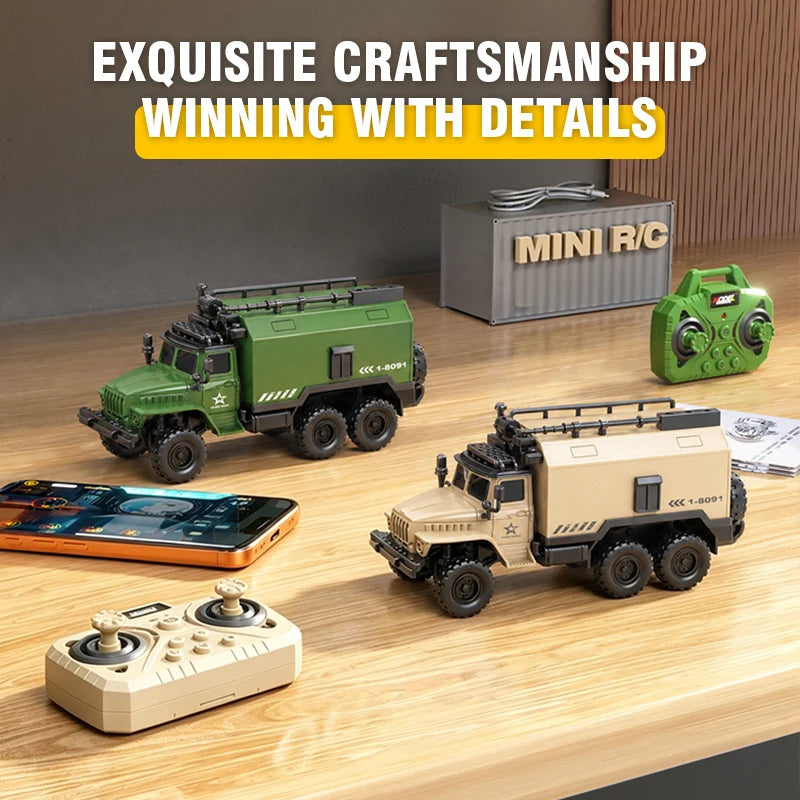 Mini Remote Excavator 1/64 Scale RC Control Model Toy for Boys Adults