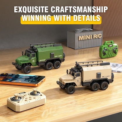 Mini Remote Excavator 1/64 Scale RC Control Model Toy for Boys Adults