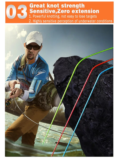 Braided Fishing Line 8 Strand PE 100M 300M 500M 1000M Sea Carp Heavy Duty