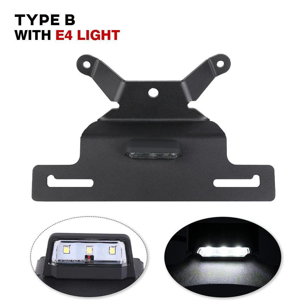 Harley Fat Boy 107 114 License Plate Holder LED Light Tail Tidy Bracket 2018-2024