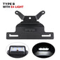 Harley Fat Boy 107 114 License Plate Holder LED Light Tail Tidy Bracket 2018-2024