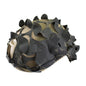 3D Camo Net Helmet Cover Laser Cut Nylon Scrim for Airsoft Paintball Hunting
