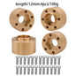 12mm Brass Wheel Weights | Hex Hub Adapter for 1/10 RC SCX10 TRX4 1.9" Rims