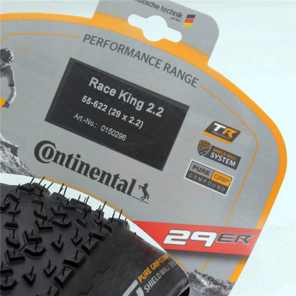 Continental Race King MTB Tire | 29x2.0/2.2 Tubeless Folding 29in 29er TLR