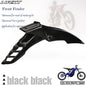Universal Supermoto Motocross Front Fender Black Mudguard For Honda Yamaha Suzuki Kawasaki DRZ RMZ XT TW Dirt Bike