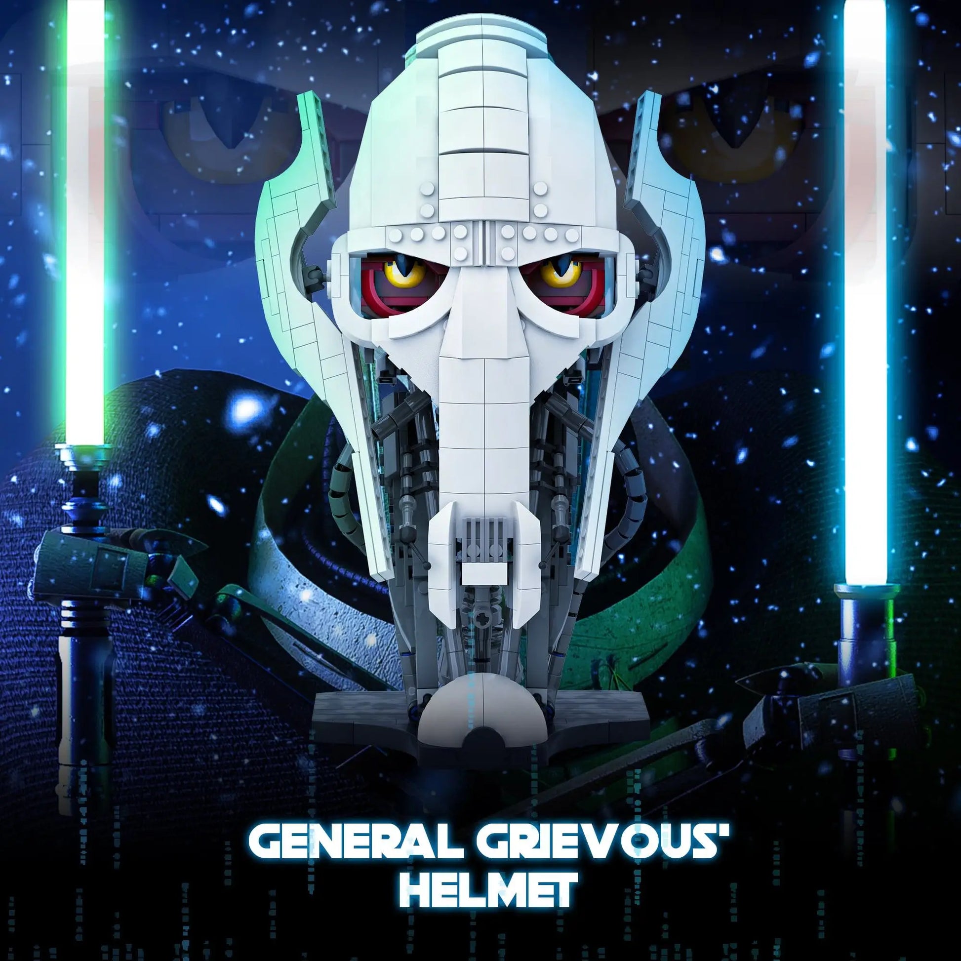 788pcs MOC Idea General Grievous Helmet Building Blocks Bricks Model Helmet Collection Assembling Toys for Children Adults Gift-EXPROTAS