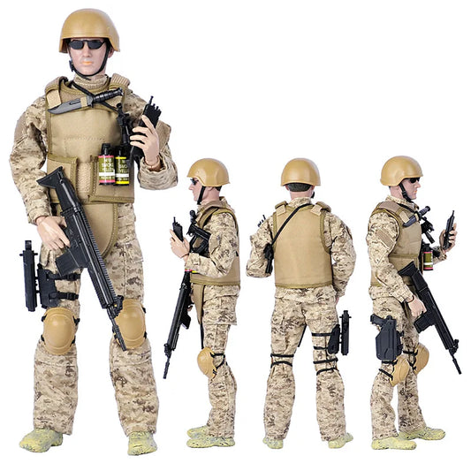 12inch SWAT Action Figure Soldier with Retail Box and Accessories