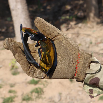 Tactical Full Finger Gloves Army Military Airsoft Combat Shooting Mittens