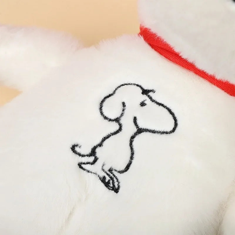 Snoopy Dog Baby Sleep Aid Plush Toy Music Light Soothing Breathing Doll