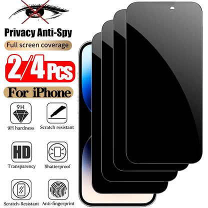 Privacy Screen Protector for iPhone 18 17 16 15 14 13 12 11 Pro Max Anti-Spy