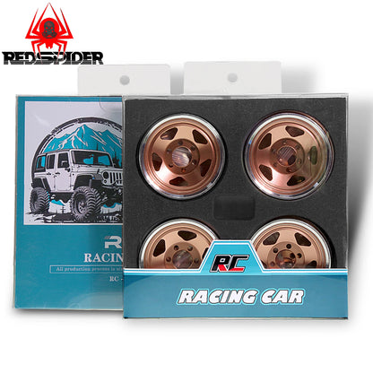4pcs 1.9" Beadlock RC Wheel Rims for 1/10 Crawler SCX10 II III TRX4 D90 Set