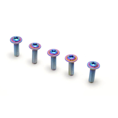 10Pcs Motorcycle Bolts Screw Titanium M5 M6 Torx Head 20mm 16mm Fixing