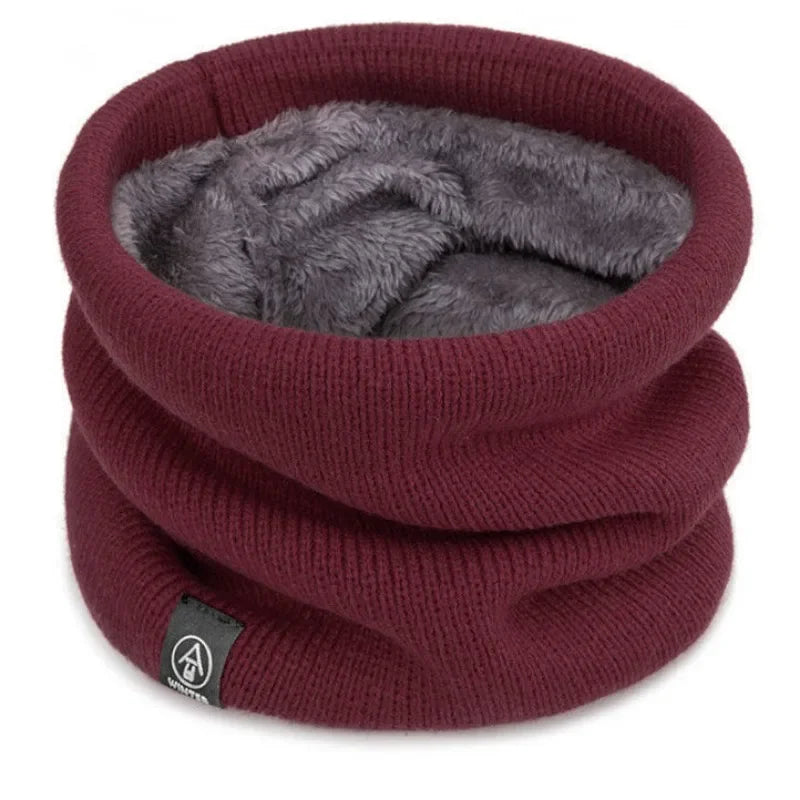Men Face Cover Neck Warmer Scarf Winter Thermal Fleece for Women Ski