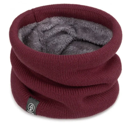 Men Face Cover Neck Warmer Scarf Winter Thermal Fleece for Women Ski